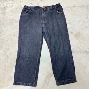 Tailgater Mens Jeans‎ 36x26 Dark Wash Denim Fit Forever Cotton Superior Quality